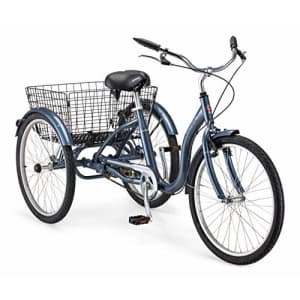Schwinn Meridian Adult Tricycle Bike, Three Wheel Cruiser, 24-Inch Wheels, Low Step-Through for $430