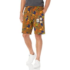 LRG mens Lrg Lifted Research Group Men's Fleece Sweat Casual Shorts, Panda Roots Brown, Small US for $23