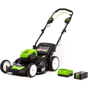 Greenworks Pro 21" 80V Self-Propelled Cordless Lawn Mower for $599