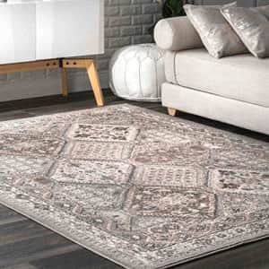 nuLOOM Becca Vintage Tile Area Rug, 6' 7" x 9', Grey for $53 nuLOOM Becca Vintage Tile Area Rug, 6' 7" x 9', Grey for $53