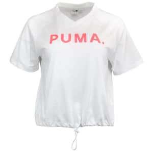 PUMA Women's Chase V-Neck Tee for $13