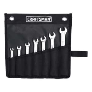 Craftsman 7-Piece 12-Point SAE Wrench Set for $17