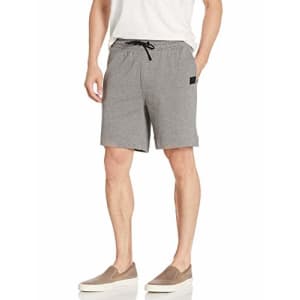 BOSS Men's Casual Shorts, Light Grey Melange, XXX-Large for $26
