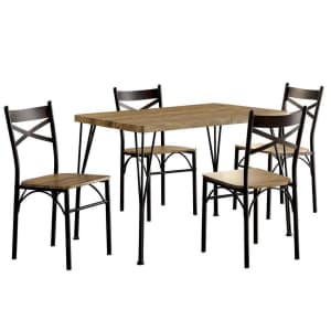 Furniture of America Stasel 5-Piece Dining Set for $217 Furniture of America Stasel 5-Piece Dining Set for $217