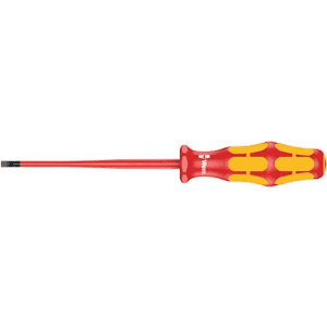Wera 05006440001 Screwdriver for Slotted Screws"160iS VDE" Insulated 0.6x3.5x100mm for $11