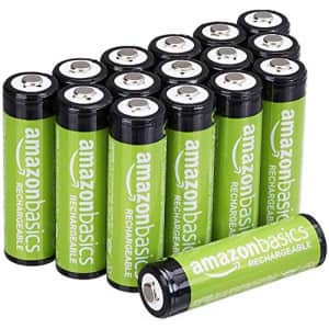 Amazon Basics AA Pre-Charged Rechargeable Batteries 16-Pack for $17 via Sub & Save Amazon Basics AA Pre-Charged Rechargeable Batteries 16-Pack for $17 via Sub & Save