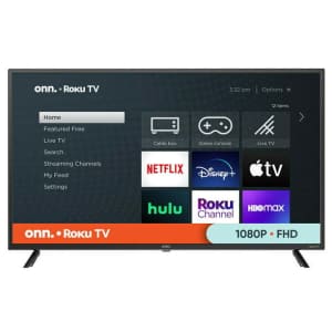 Onn 100097810 40" 1080p DLED HD Roku Smart TV for $98 Onn 100097810 40" 1080p DLED HD Roku Smart TV for $98