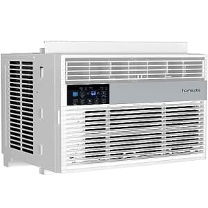 hOmeLabs Window Air Conditioner 6000 BTU - Eco Mode, LED Panel - Remote Control, Low Noise - 24-Hr for $170