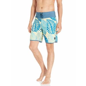 Rip Curl Men's Mirage Sanctuary 19" Stretch Board Shorts, Blue, 28 for $41