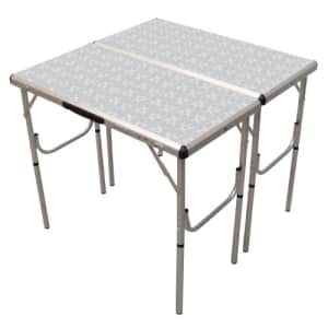 Coleman Pack-Away 4-in-1 Folding Table, Lightweight Outdoor Camping Table with 3 Adjustable for $81