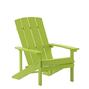Flash Furniture Charlestown Commercial Grade Indoor/Outdoor Adirondack Chair, Weather Resistant for $140