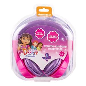 Sakar Kids Safe Over The Ear Headphones, Volume Limiter for Developing Ears, 3.5MM Stereo Jack, for $33