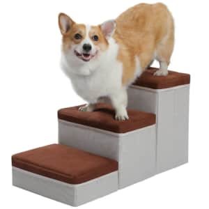 Pawz Road Foldable Pet Stairs / Storage for $37