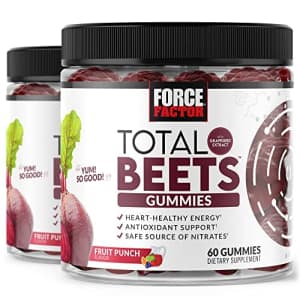 Force Factor Total Beets Gummies Beet Supplement with Beet Powder, Beet Superfood with Nitrates, Great-Tasting for $62