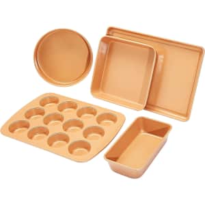 Amazon Basics Ceramic Nonstick 5-Piece Bakeware Set for $35