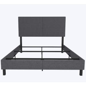 DHP Janford Upholstered Queen Bed with Adjustable Headboard for $85
