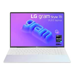 LG gram Style 16 OLED Laptop, Intel 13th Gen Core i7 Evo Platform, Windows 11 Home, 32GB RAM, 1TB for $1,975