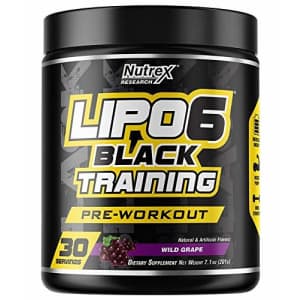 Nutrex Research Lipo-6 Black Training Pre-Workout | High Stim Pre-Workout for Enhanced Energy, for $25 Nutrex Research Lipo-6 Black Training Pre-Workout | High Stim Pre-Workout for Enhanced Energy, for $25