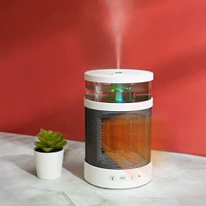 Gorilla Gadgets 3-in-1 Mini Portable Heater - Made for Indoor Use in Office/Desktop/Bedroom with Humidifier & RGB for $45