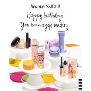 Birthday Gift at Sephora: Free for Beauty Insider Members