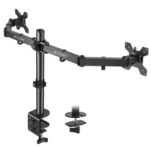 Ticonn Dual Monitor Desk Mount for 13" to 32" Screens for $13