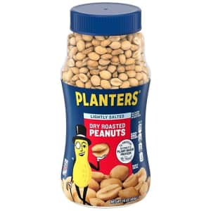 Planter's Dry Roasted Peanuts 16-oz. Resealable Jar 12-Count for $20 via Sub. & Save