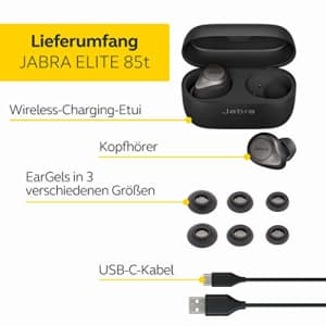 Jabra Elite 85t - Titanium Black Wireless Headset/Music Headphones Titanium Black for $133
