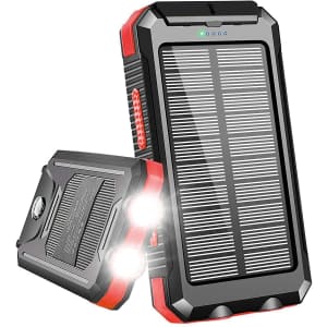 Benfiss 20,000mAh Solar Power Bank for $14 Benfiss 20,000mAh Solar Power Bank for $14