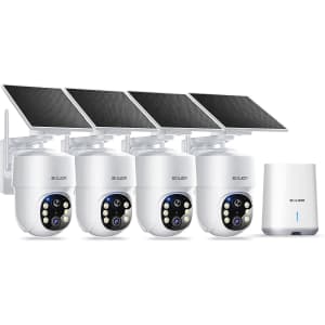 Soliom 5MP Wireless Outdoor Security Cameras 4-Pack for $139
