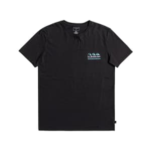 Quiksilver Men's Sunset Paradise Ss Tee Shirt, Black, X-Large for $15