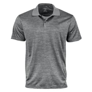 London Fog Men's Poly Textured Space Dye Polo Shirt: 2 for $24
