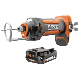 Ridgid 18V Drywall Cut-Out Tool with 18V 2.0 Ah Lithium-Ion Battery for $79 Ridgid 18V Drywall Cut-Out Tool with 18V 2.0 Ah Lithium-Ion Battery for $79