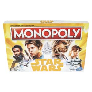 Monopoly Solo: A Star Wars Story Edition Game for $8