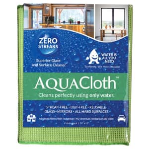 AquaCloth 18" x 15" Nano-Fiber Cleaning Towel 2-Pack for $10 AquaCloth 18" x 15" Nano-Fiber Cleaning Towel 2-Pack for $10