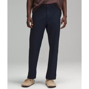 lululemon Men's Relaxed-Tapered Smooth Twill Trousers for $59