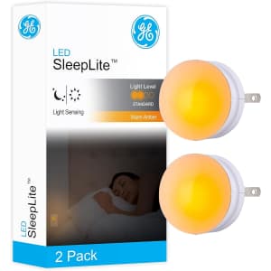 GE LED SleepLite Night Light 2-Pack for $9