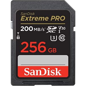 SanDisk 256GB Extreme PRO UHS-I SDXC Memory Card for $200 SanDisk 256GB Extreme PRO UHS-I SDXC Memory Card for $200