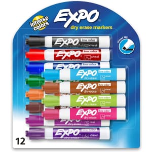 Expo Low Odor Dry Erase Markers 12-Pack for $7.98 w/ Sub & Save Expo Low Odor Dry Erase Markers 12-Pack for $7.98 w/ Sub & Save