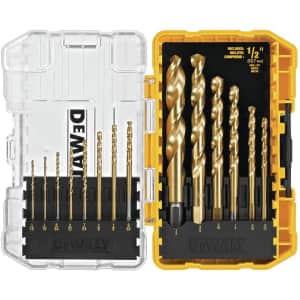 DeWalt 14-Piece Titanium Speed Tip Drill Bit Set for $17 DeWalt 14-Piece Titanium Speed Tip Drill Bit Set for $17