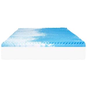 Comfort Revolution 4" Reversible Convoluted Gel Memory Foam Queen Mattress Topper for $71 Comfort Revolution 4" Reversible Convoluted Gel Memory Foam Queen Mattress Topper for $71