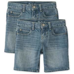 The Children's Place Boys Denim Shorts 2-Pack, Carter WASH, 12 for $24 The Children's Place Boys Denim Shorts 2-Pack, Carter WASH, 12 for $24