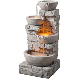 Peaktop 4-Bowl Water Fountain for $122 Peaktop 4-Bowl Water Fountain for $122