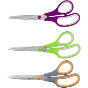 Amazon Basics Scissors 3-Pack for $7