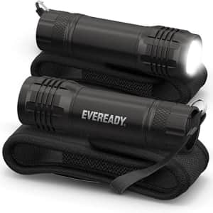 Eveready LED Tactical Flashlight 2-Pack w/ Holsters for $11