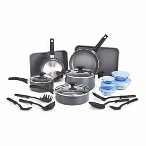 BELLA 21 Piece Cook Bake and Store Set, Kitchen Essentials for First or New Apartment, Assorted Non for $57
