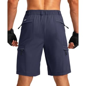 Viodia Men's Hiking Cargo Shorts for $17