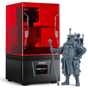 ELEGOO Mars 4 Max MSLA 3D Printer with 9.1-inch 6K Monochrome LCD, Double Cooling Fans, Multiple for $335