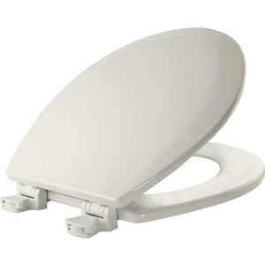 Bemis Round Wood Toilet Seat w/ Easy Clean Hinges for $13 Bemis Round Wood Toilet Seat w/ Easy Clean Hinges for $13