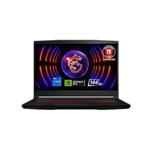 MSI THINGF6312252 Thin GF63 15.6" 144Hz Gaming Laptop Intel Core i7-12650H RTX 4060 16GB 1TB NVMe for $1,390