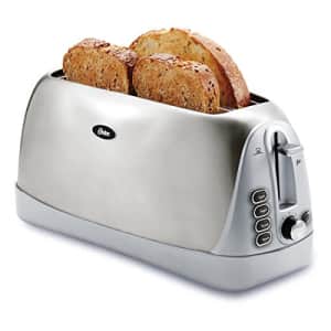 Oster Long Slot 4-Slice Toaster, Stainless Steel (TSSTTR6330-NP) for $65 Oster Long Slot 4-Slice Toaster, Stainless Steel (TSSTTR6330-NP) for $65